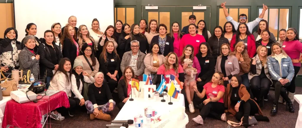 Participantes del MEE Bootcamp: Navegando hacia el Emprendimiento, un día de aprendizaje y networking para mujeres y hombres emprendedores.